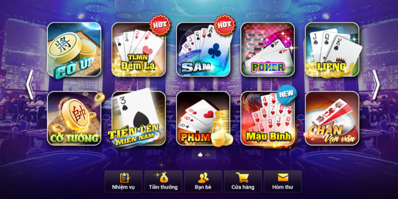 Game bài Bet88 vô cùng phong phú 